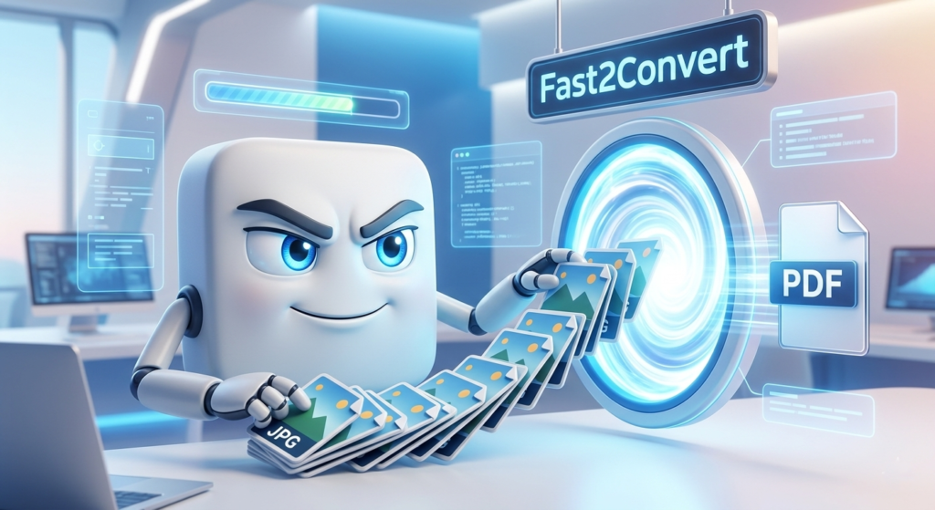 Convert JPG to PDF Free in 2026 using Fast2Convert with simple and fast online method